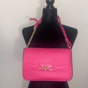 C Wonder pink fuchsia bag new with chain shoulder strap NEW